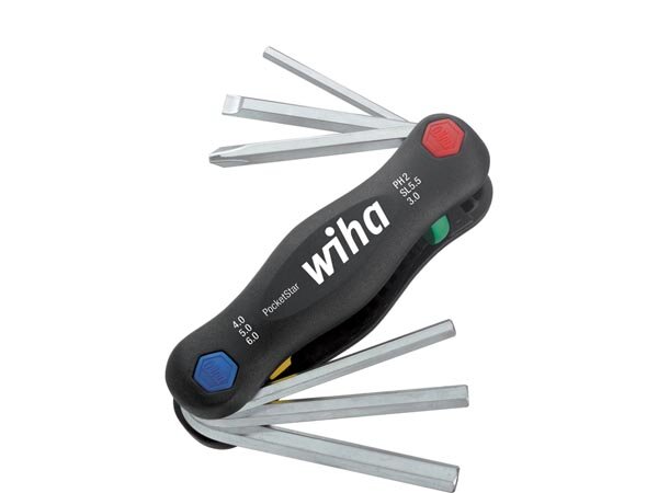 Wiha Multitool PocketStar® Schlitz, Phillips, Innensechskant 6-tlg. (24859)