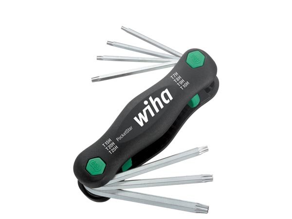 Wiha Multitool PocketStar® TORX® Tamper Resistant (mit Bohrung) 7-tlg. in Blister (25164)