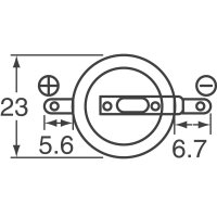 Panasonic - VL-2320/F2N - 3 Volt 30mAh Lithium-Vanadium -...