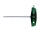 Wiha Stiftschlüssel mit Quergriff ComfortGrip TORX® mit Seitenabtrieb mattverchromt (26174) T20 x 100 mm