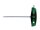 Wiha Stiftschlüssel mit Quergriff ComfortGrip TORX® mit Seitenabtrieb mattverchromt (26177) T30 x 150 mm