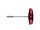Wiha Schraubendreher mit Quergriff und zwei Bithaltern ComfortGrip magnetisch 1/4" (26179) 150 mm