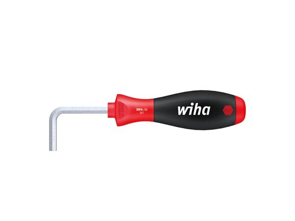 Wiha Schraubendreher SoftFinish® Sechskant abgewinkelt (26233) 6, 168 mm