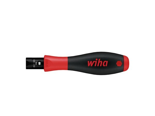 Wiha Drehmoment-Schraubendreher TorqueVario®-S variabel einstellbare Drehmomentbegrenzung (26461) 0,4-1,0 Nm, 4 mm