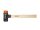 Wiha Schonhammer Safety mittelweich/ hart mit Hickory-Holzstiel, Rund-Schlagkopf (26612) 40 mm