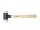 wiha - WH26648 - Wiha Schonhammer sehr hart mit Hickory-Holzstiel, Rund-Schlagkopf (26648) 80 mm