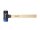 Wiha Schonhammer Safety weich/mittelweich mit Hickory-Holzstiel, Rund-Schlagkopf (26652) 60 mm