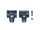 Wiha Hammerschalen Set mit Schraube und Sicherungsmutter für Safety Schonhammer (26670) 50 mm
