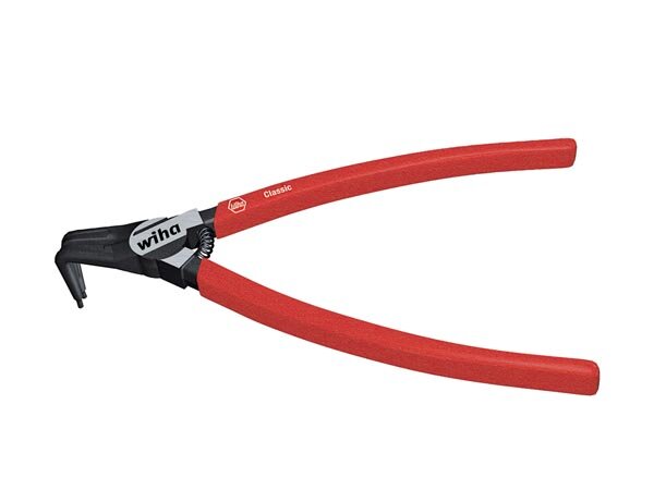 Wiha Sicherungsringzange Classic für Aussenringe (Wellen) mit abgewinkelter Form (26794) A 01, 139 mm