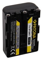 Ersatzakku - Sony NP-FM55 / NP-QM51 - 7,4 Volt 1600mAh Li-Ion