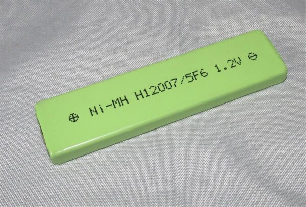 Akkuzelle - H12007/5F6 - Prisma - 1,2 Volt 1200mAh NI-MH