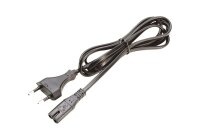 Netzkabel - Anschlusskabel - Eurostecker Typ A1 mit Kleingerätedose Typ D2 - 180cm