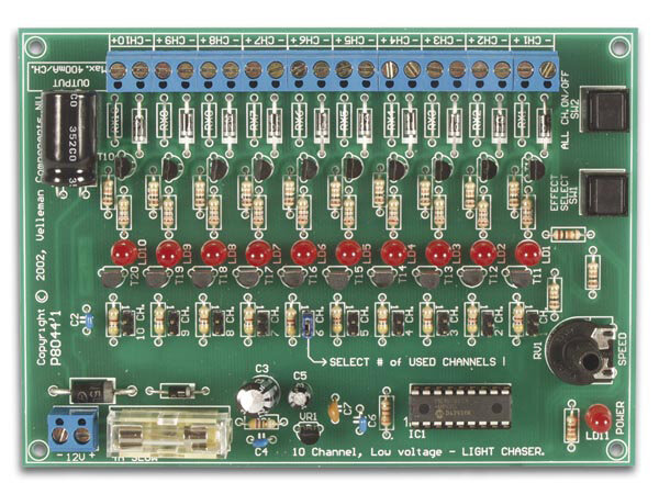 10-Kanal-Lichteffektgenerator 12VDC
