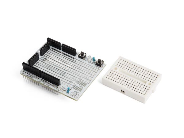 WHADDA - WPB201 - Protoshield Prototyping-Platine mit Mini-Steckplatine für ARDUINO® Uno