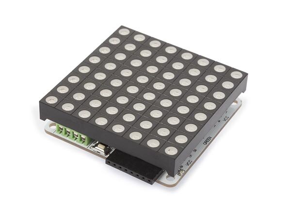 Whadda - WPB439 - ATmega328 RGB LED Dot-Matrix Treiberplatine, direkt programmierbar, Arduino IDE kompatibel, Plug & Play