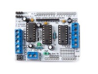 Whadda - WPSH207 - L293D Motor-Treiber-Shield für Arduino - ideal zum Ansteuern von DC- oder Schrittmotoren - thermisch gesichert