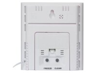 Velleman - WS8471 - Digitales Thermo-/Hygrometer, großes LCD, Innentemperatur und -feuchtigkeit, Batterieanzeige, Speicherfunktion, Gefrierpunktalarm