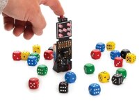 Whadda - WSG114 - Lötbausatz, elektronischer Würfel, Ausroll-Effekt, Schwarz