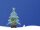 WEIHNACHTSBAUM - BLAUE LEDs - EIN/AUS-SCHALTER