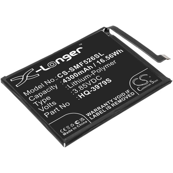 Ersatzakku - CS-SMF526SL - Samsung HQ-3979S - 3,85Volt 4300mAh Li-Polymer