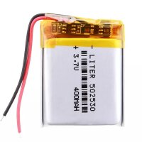 Einzelzelle - 502530 / 052530 - 3,7 Volt 400mAh Li-Polymer