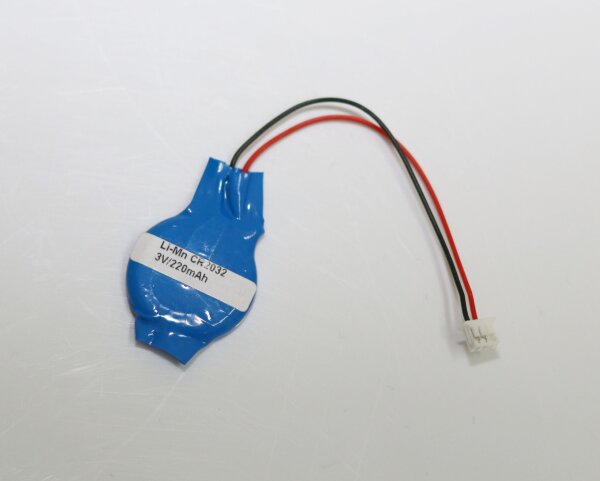 Bios-Batterie - Acer Aspire 4720 - CR2032 - 3 Volt 200mAh Li-Mn mit 3-Pin Stecker