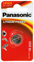 Panasonic - CR1632 - 3 Volt 140mAh Lithium
