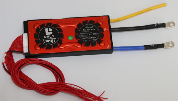 DALY - 1-JA-63527 - 150 x 66 x 19mm - 48 Volt 16S / 80A LiFePO4