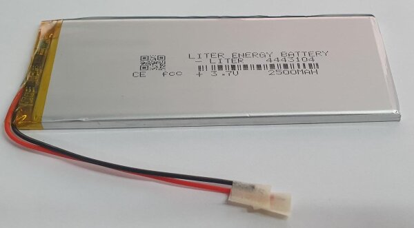 Einzelzelle - 4443104 - 3,7 Volt 2500mAh Li-Polymer