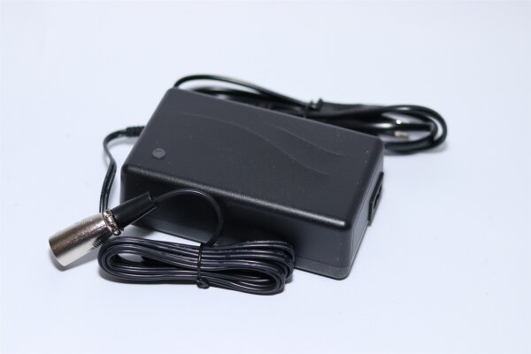 Ersatzladegerät 7S für TiCad 2447-3064-01 - 25,2 Volt Li-Ion Akku - 29,4 Volt 2,5A Li-Ion mit 4-polig XLR-Steckverbinder [+=2 /-=1]