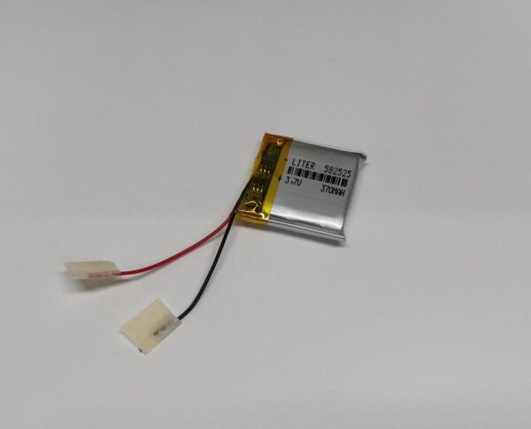 Einzelzelle - 582525 - 3,7 Volt 370mAh Li-Polymer