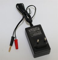 Ersatzladegerät für Segelflieger Starterbatterie / NIRVANA PARAMOTORS - Bananen 4mm Stecker & Kupplung - 16,8 Volt Ni-CD / Ni-MH Akkus