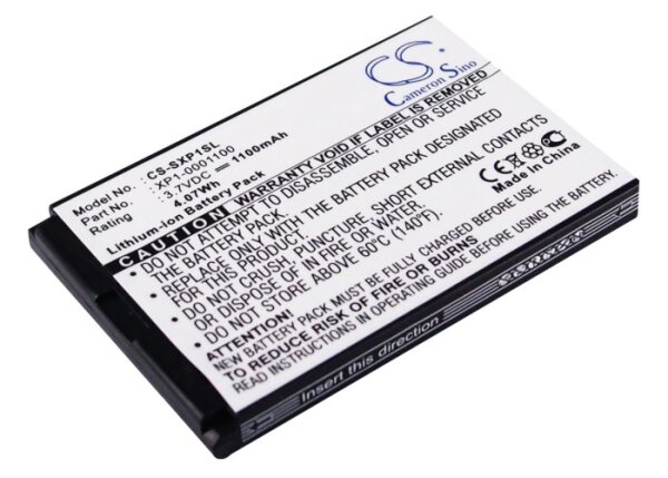Ersatzakku - CS-SXP1SL - Sonim XP1 / XP1-0001100 - 3,7 Volt 1100mAh Li-Ion