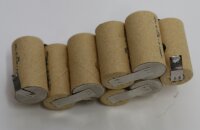 Akkupack für BMZ NICd SEALED RECHARGEABLE / 8 D-SC 1700P / Ref. 3071 - 9,6 Volt zum Selbsteinbau