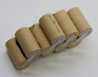 Akkupack für BMZ NICd SEALED RECHARGEABLE / 8 D-SC 1700P / Ref. 3071 - 9,6 Volt zum Selbsteinbau