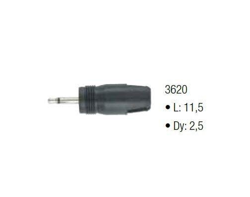 mascot - 3620 - austauschbarer Stecker 131124 - für Mascot Ladegeräte - 2,5mm