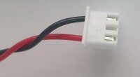 Ersatzakku für Notbeleuchtung - Stab - Micro AAA - 4,8 Volt 600mAh Ni-MH [Hochtemperatur] mit Ableiter ca. 15cm - isoliert mit Schrumpfschlauch inkl. XHP-2 Stecker