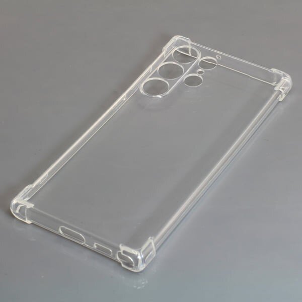 OTB - TPU Case kompatibel zu Samsung Galaxy S22 Ultra - verstärkte Ecken - voll transparent