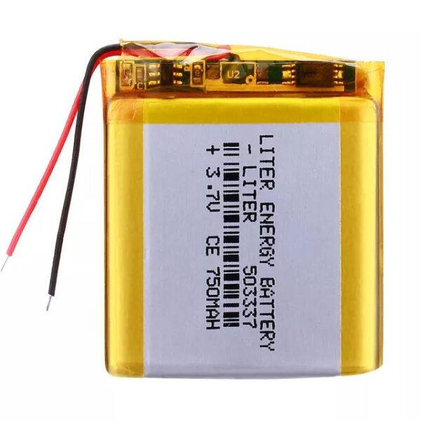 Einzelzelle - 503337 - 3,7 Volt 750mAh Li-Polymer