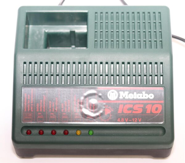 Reparatur - Instandsetzung - Ladegerät Metabo ICS 10 / 32563675000 - für 4,8 bis 12 Volt Ni-CD / Ni-MH Akkus