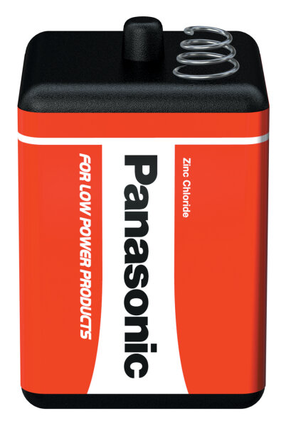 Panasonic - Red Zinc 4R25 / 4R25RZ/B - 6 Volt 7000mAh Zn/C