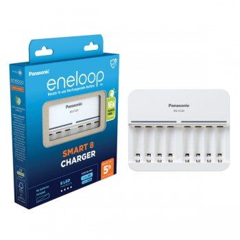 Panasonic - Eneloop - BQ-CC63 - Ladegerät für 8x AA / AAA Akkus