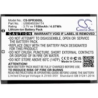 Ersatzakku - CS-SPR300SL - Spare US804533A1T4 - 3,7 Volt 1100mAh Li-Ion