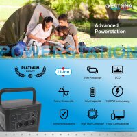 Patona - Platinum Powerstation Autarc 1000 - Stromversorgung / Powerbank - 1000W