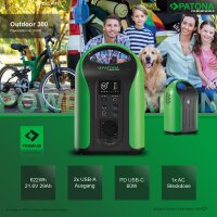 Patona - Premium Powerstation Outdoor 300 - Stromversorgung / Powerbank - 300W