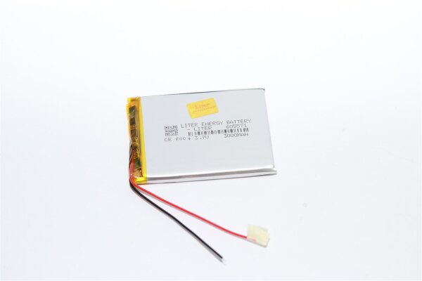 Einzelzelle - 605571 - 3,7 Volt 3000mAh Li-Polymer