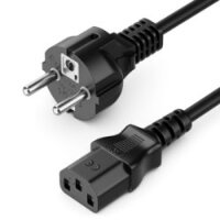 Netzkabel Stromkabel Kaltgerätekupplung C13 Buchse...