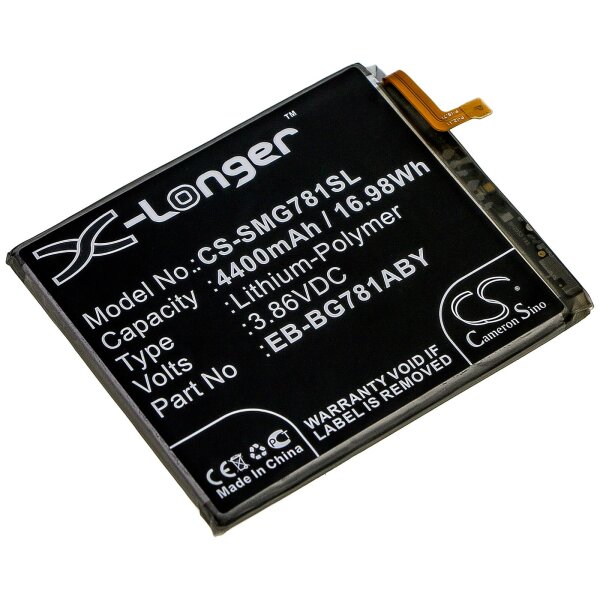 Ersatzakku - CS-SMG781SL - Samsung Galaxy S20 FE 5G / EB-BG781ABU - 3,86 Volt 4400mAh Li-Polymer