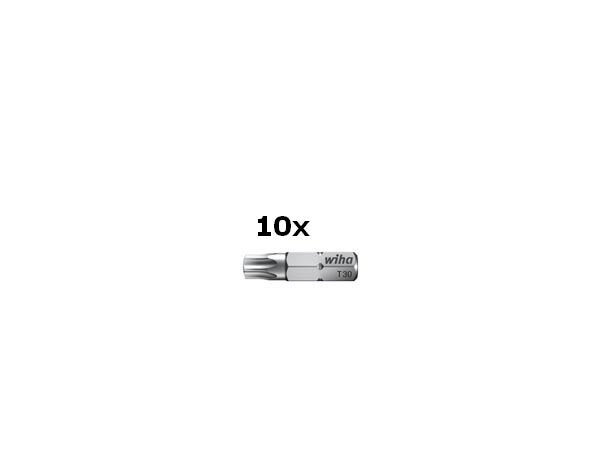 wiha - WH01715 - Wiha Bit Standard 25 mm TORX® 1/4" (01715) T9 - 10er Set