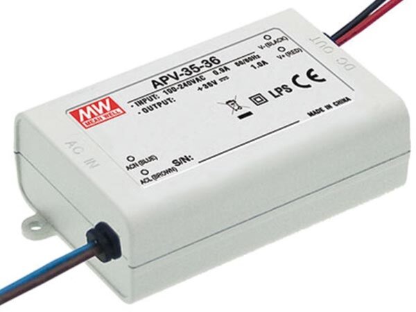 Mean Well - APV-35-24 - Schaltnetzteil - 1 Ausgang - 35 W - 24 V